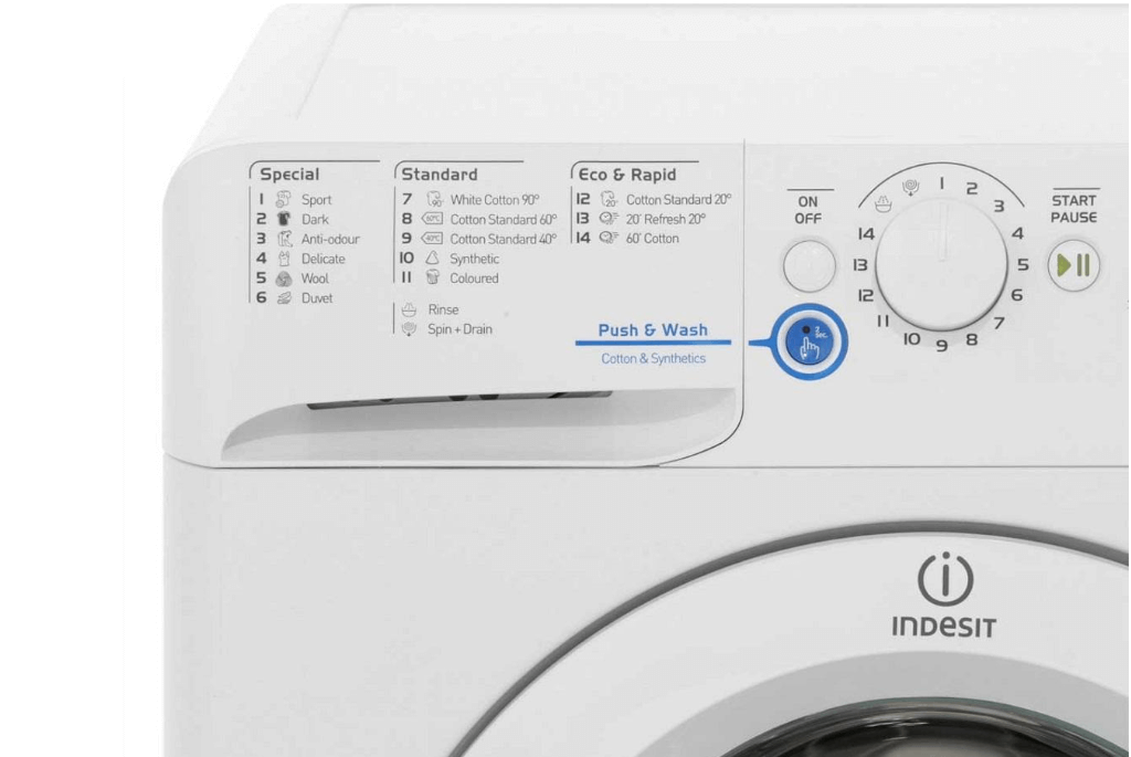 Не горят индикаторы стиральной машины Evgo